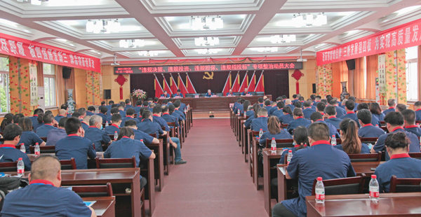 公司召開“違規(guī)決策、違規(guī)投資、違規(guī)擔(dān)保、違規(guī)招投標(biāo)”專項(xiàng)整治動(dòng)員大會(huì)